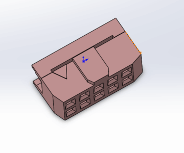 3D модель Розетка IDC-10F