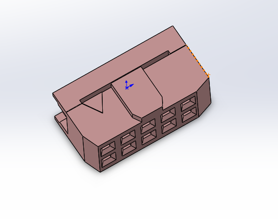 3D модель Розетка IDC-10F