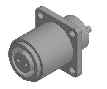 3D модель Розетка ШР16П2ЭГ5