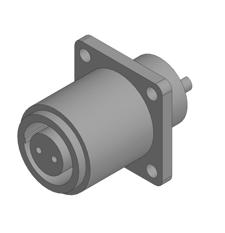 3D модель Розетка ШР16П2ЭГ5