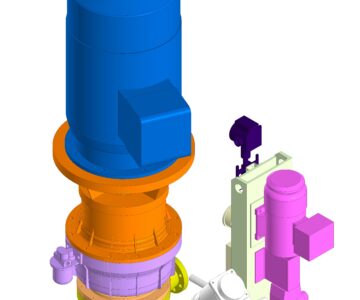 3D модель Центробежный насос LMV-311-Z