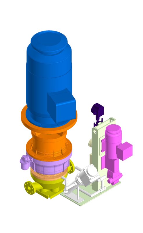 3D модель Центробежный насос LMV-311-Z