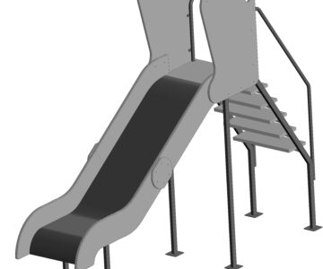 3D модель Горка детская 2250х1900х600