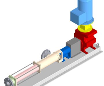 Чертеж Винтовой насос 11-Р-5100