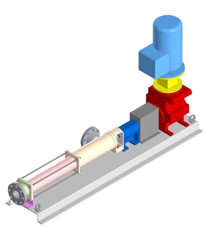 Чертеж Винтовой насос 11-Р-5100