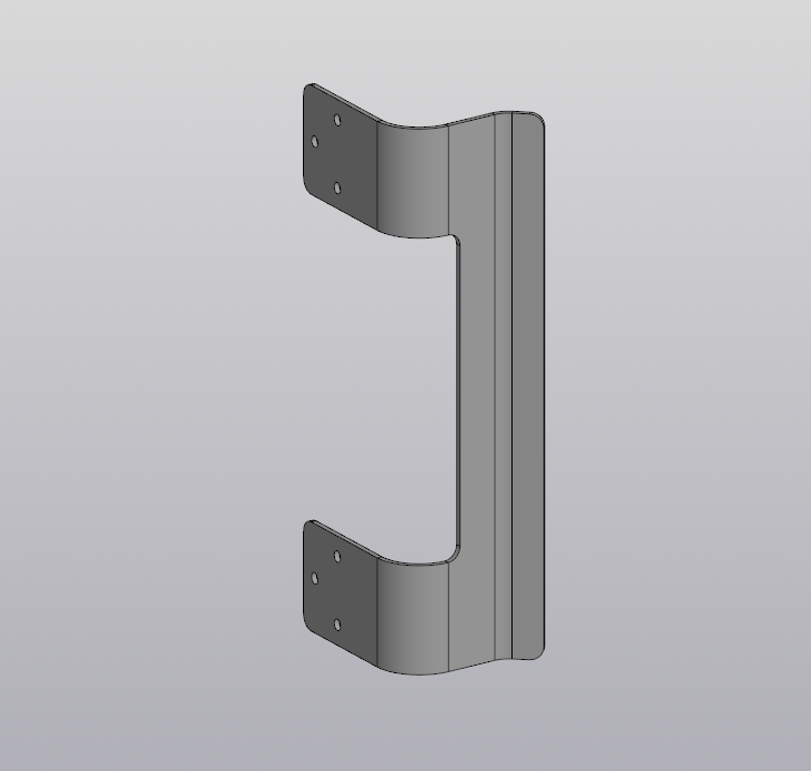 3D модель Ручка из листового металла