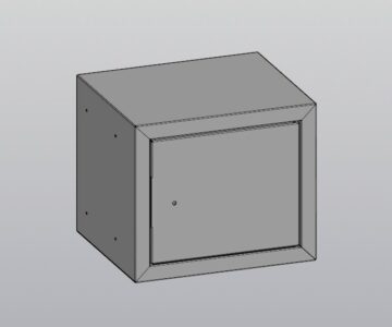 3D модель Сейф для офиса (параметризован)