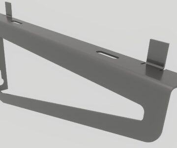 3D модель Параметрическая 3D Модель Кронштейна