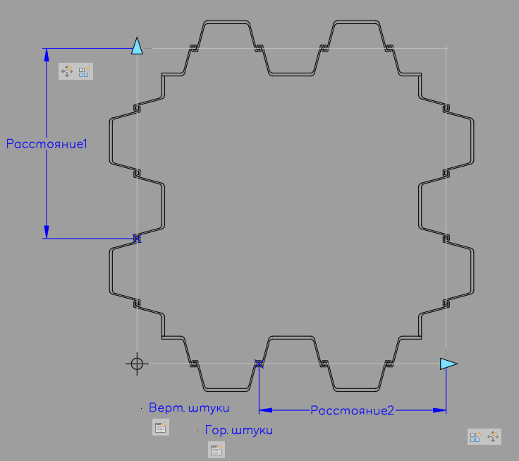 Чертеж Шпунтовая стенка (коробка) Ларсен Л5-УМ