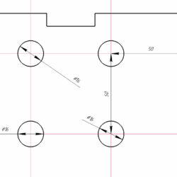 3D модель Сварочный стол 1500х3000х850 с перфорацией