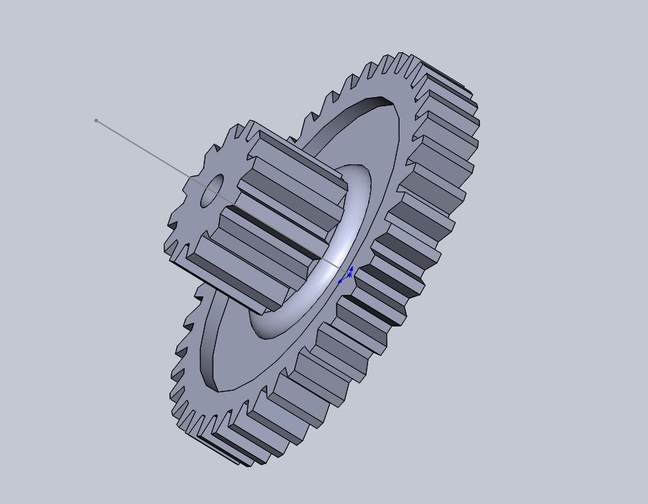 3D модель Приводная шестерня для детского аккумуляторного автомобиля
