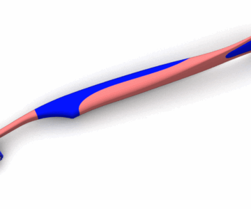 3D модель 3D модель зубной щетки в  T-Flex