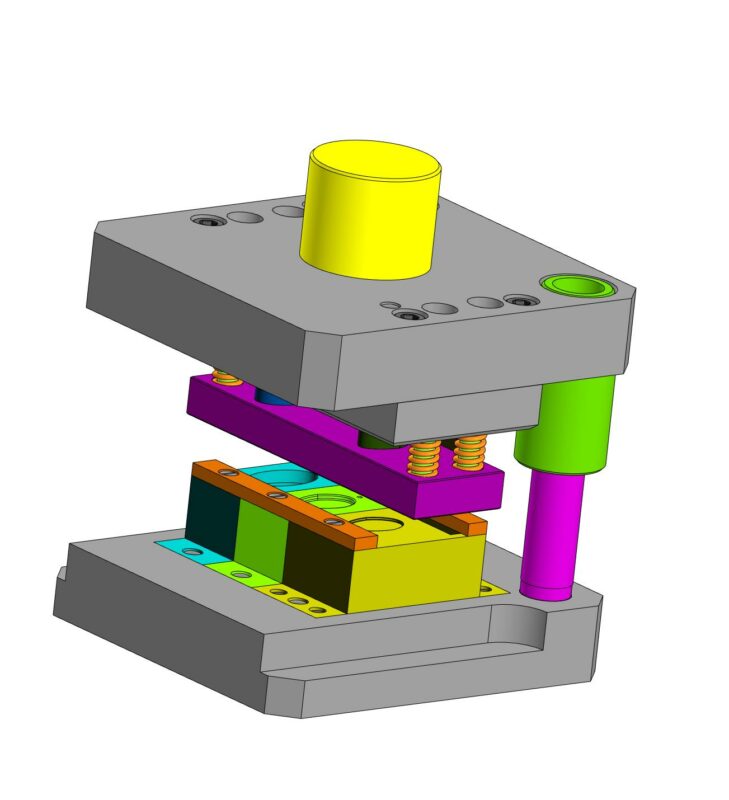 3D модель Комбинированный штамп для холодной листовой штамповки