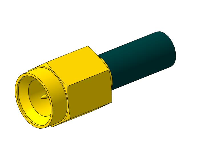 3D модель Разъем SMA-J3