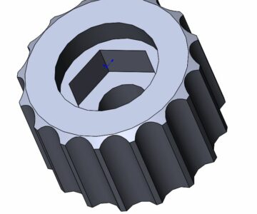 3D модель Ножка весов CAS AD под болт М8