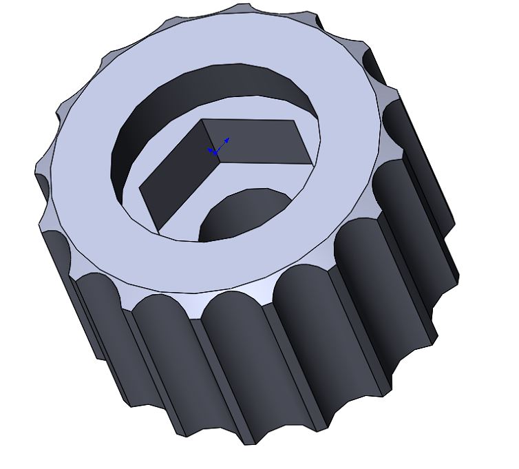 3D модель Ножка весов CAS AD под болт М8