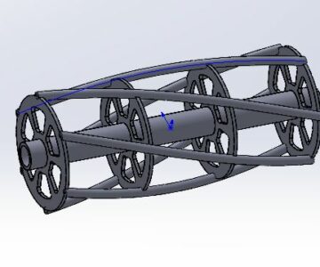 3D модель Каток спирально-трубчатый