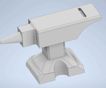 3D модель Наковальня в Inventor