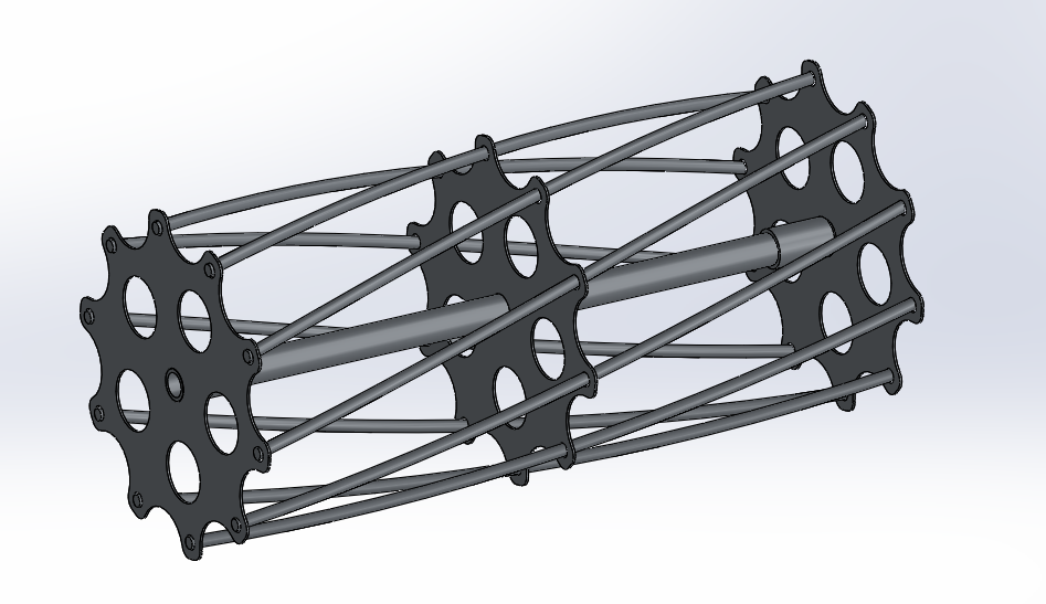 3D модель Роторная борона для прополки