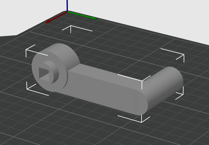 Чертеж Ручка для Брошюратора Bulros S-20