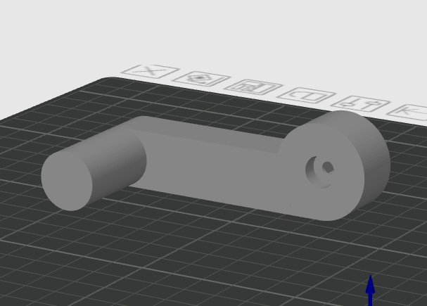 Чертеж Ручка для Брошюратора Bulros S-20