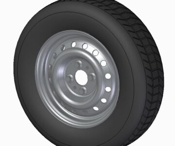 3D модель Колесо R13 с диском 5Jx13 ET29