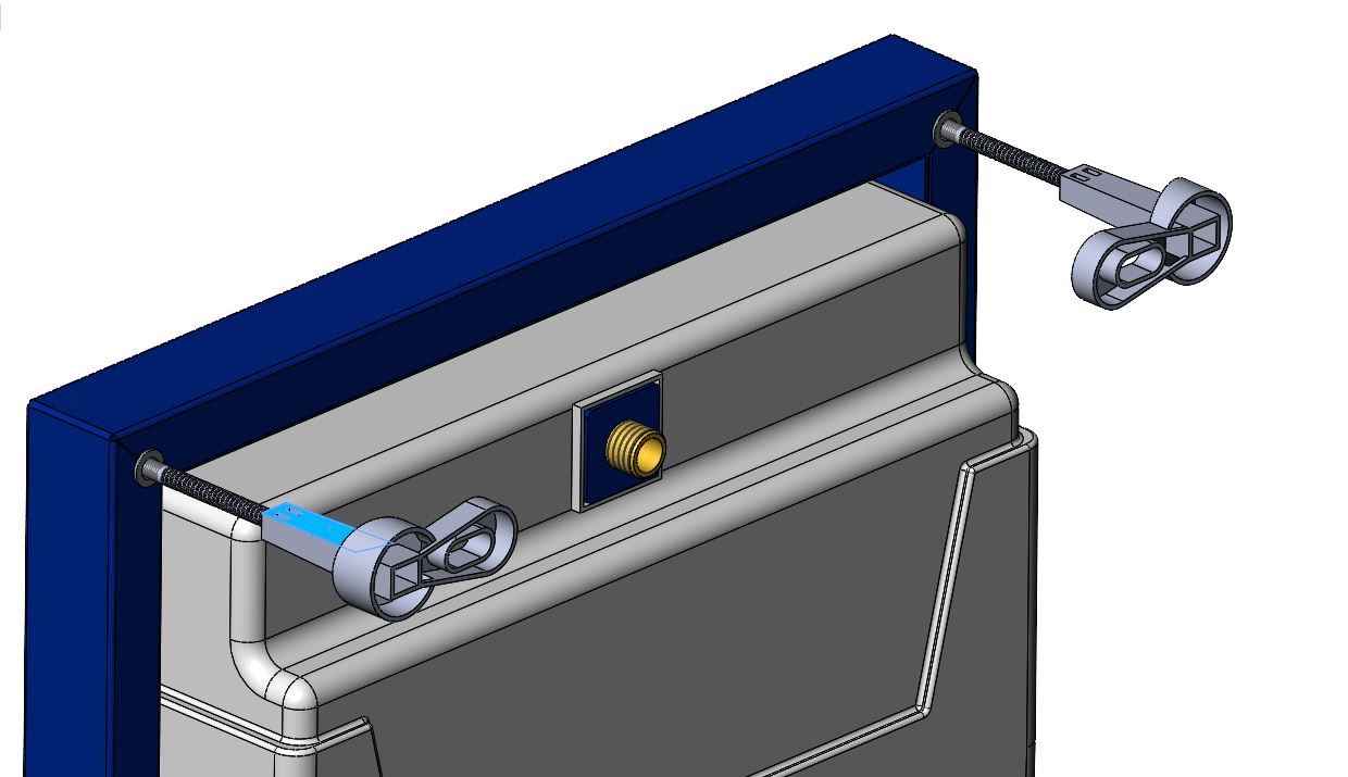 3D модель Инсталляция для унитаза Grohe Rapid SL