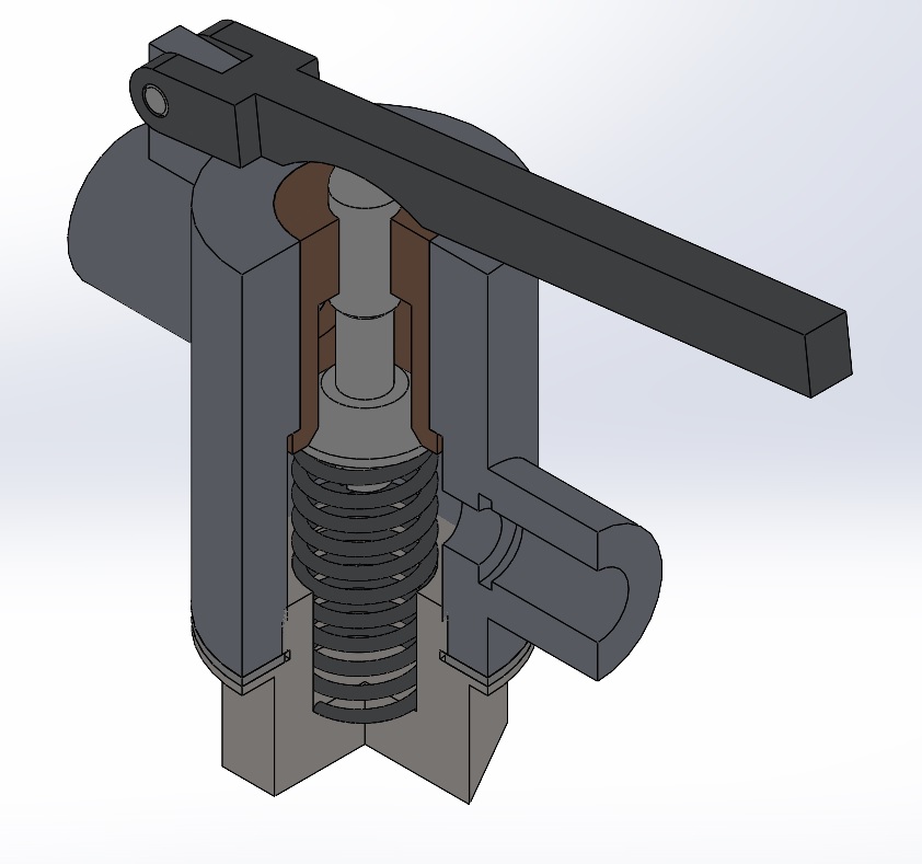 3D модель Клапан пусковой ИГ.14.04.00.00 СБ