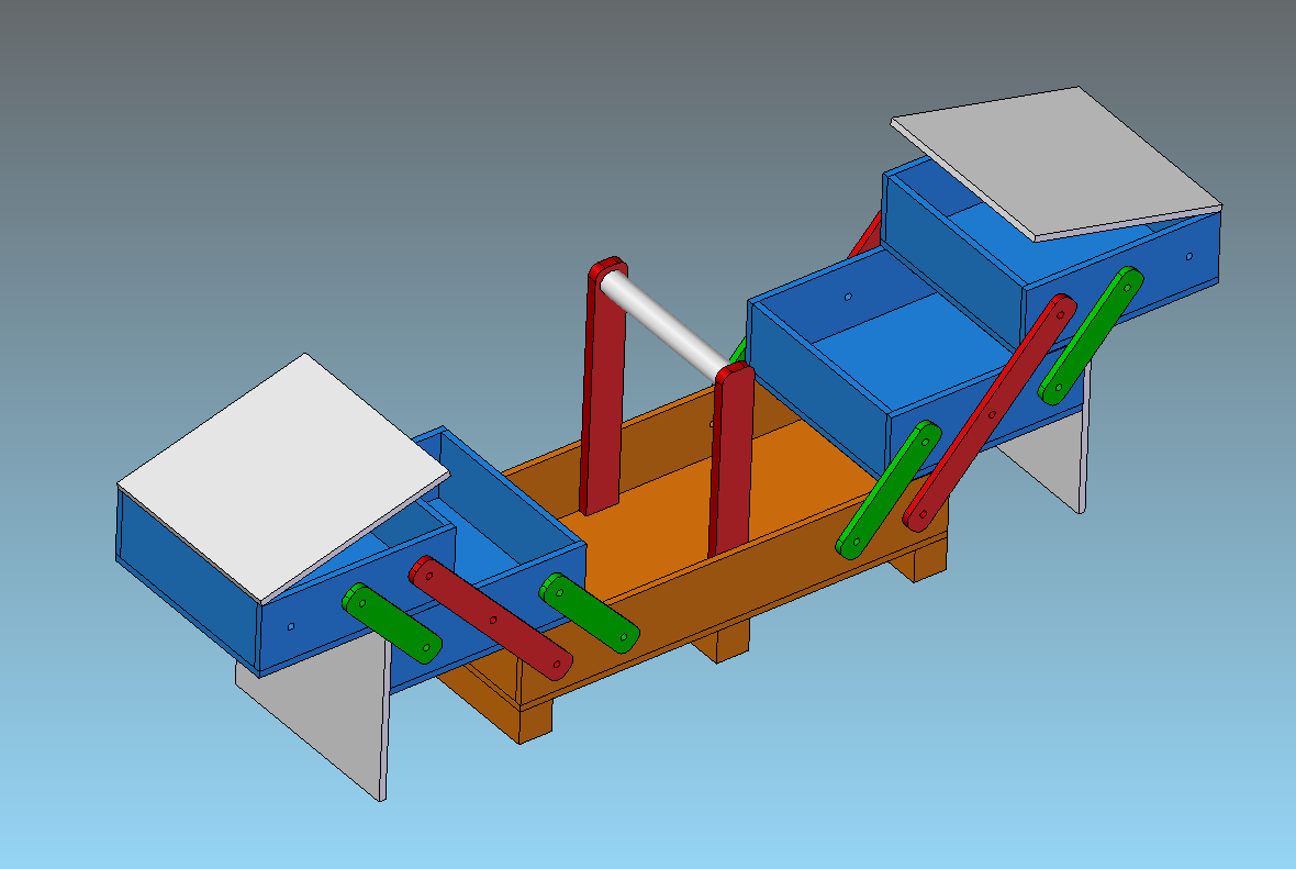 3D модель Сундук для инструмента 675x435x300