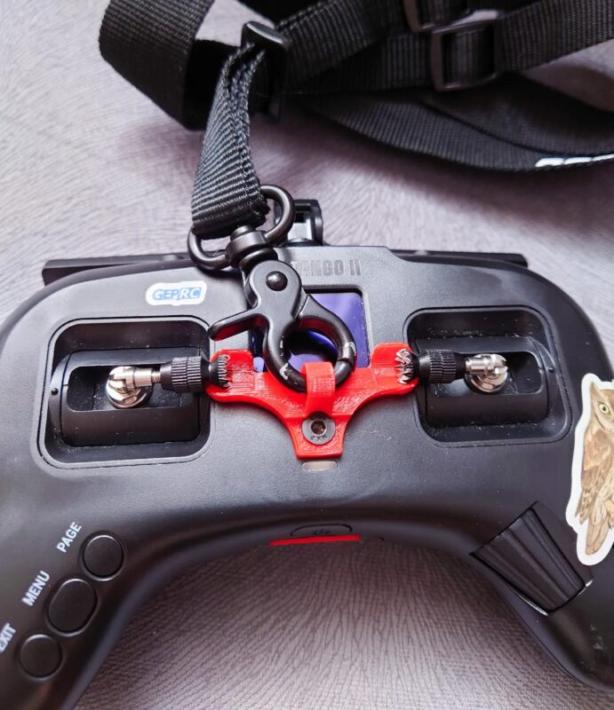 3D модель Держатель шейного ремня для аппаратуры TBS Tango 2 Pro