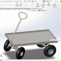 3D модель Тележка транспортная 200кг