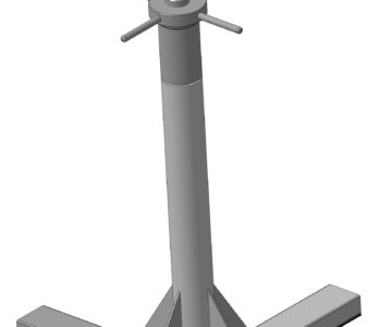 3D модель Роликовая стойка