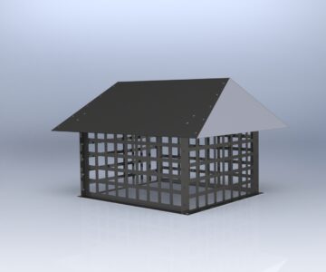 3D модель Зонт для радиального вентилятора
