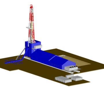3D модель Буровая установка Уралмаш 6000/400