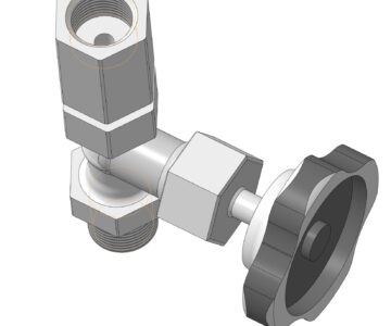 3D модель Вентиль под манометр Schneider S004.16.050