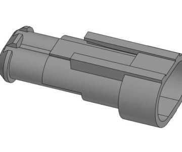 3D модель Габаритная модель вилки BF-WFM-2