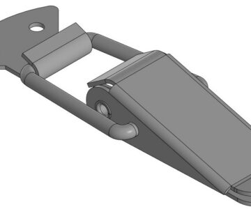 3D модель Замок-защелка лягушка L=89 B14C