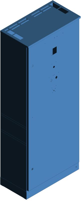 3D модель ШСН (Шкаф собственных нужд) 750х400х1900