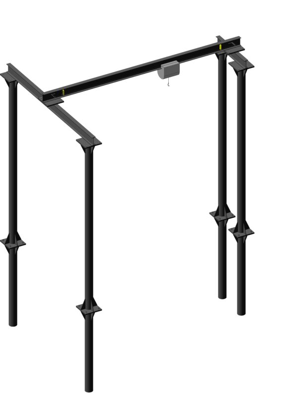 3D модель Грузоподъемное устройство весом до 2х тонн.