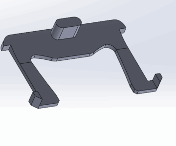 3D модель Фиксатор ремешка часов G-Shock gst-s100g