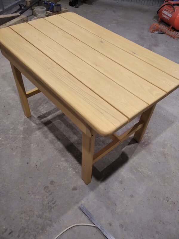 Чертеж Стол деревянный 1150х720х730