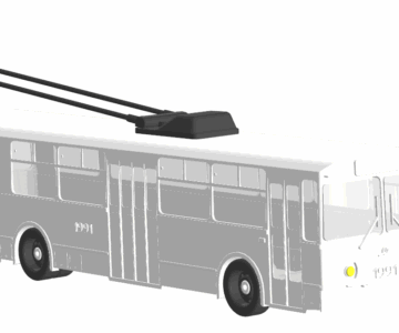 Чертеж Троллейбус ЗиУ-9, 3D-модель игрушки