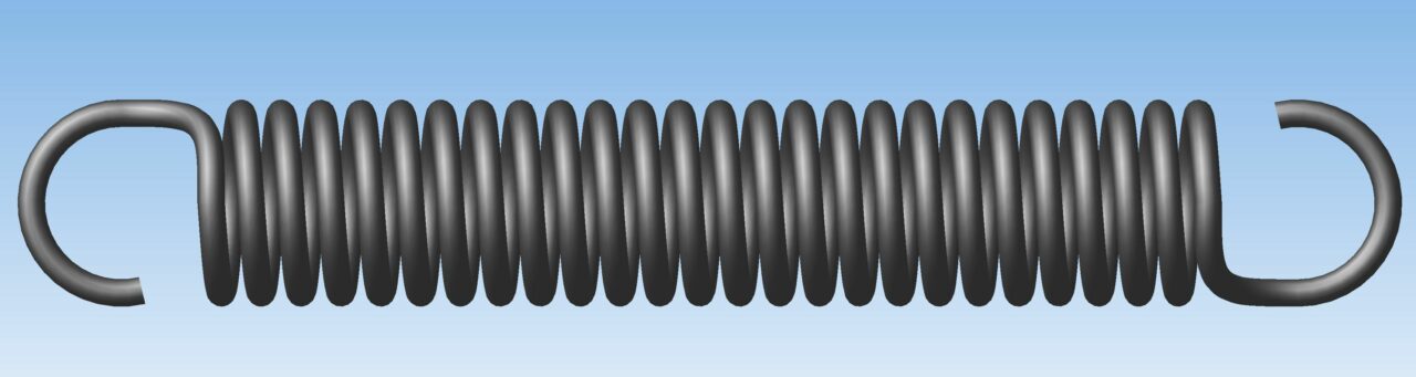3D модель Пружина растяжения 1086-0319