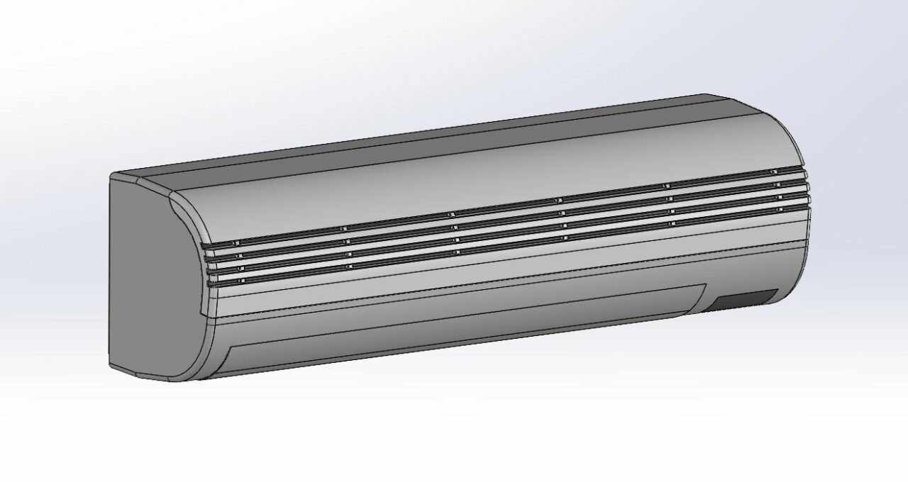 3D модель Внутренний блок кондиционера LG