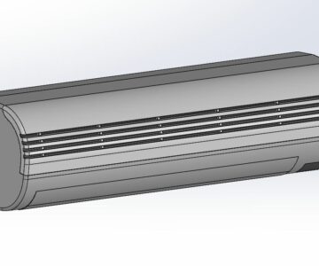 3D модель Внутренний блок кондиционера LG