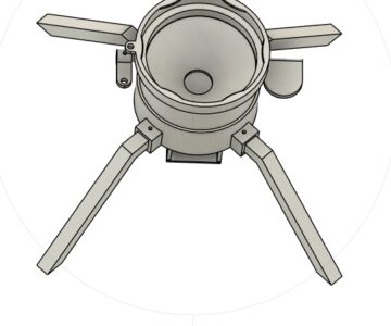 3D модель Кормушка для кота (нажатие лапой)