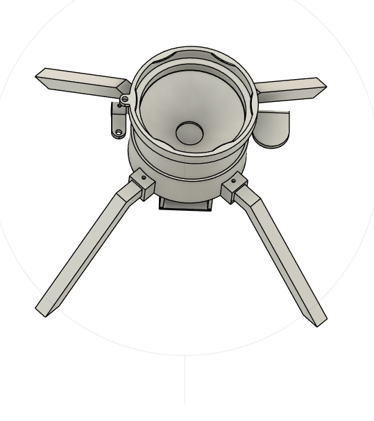 3D модель Кормушка для кота (нажатие лапой)