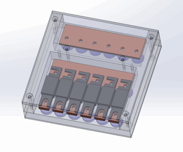 3D модель Дистрибьютор питания