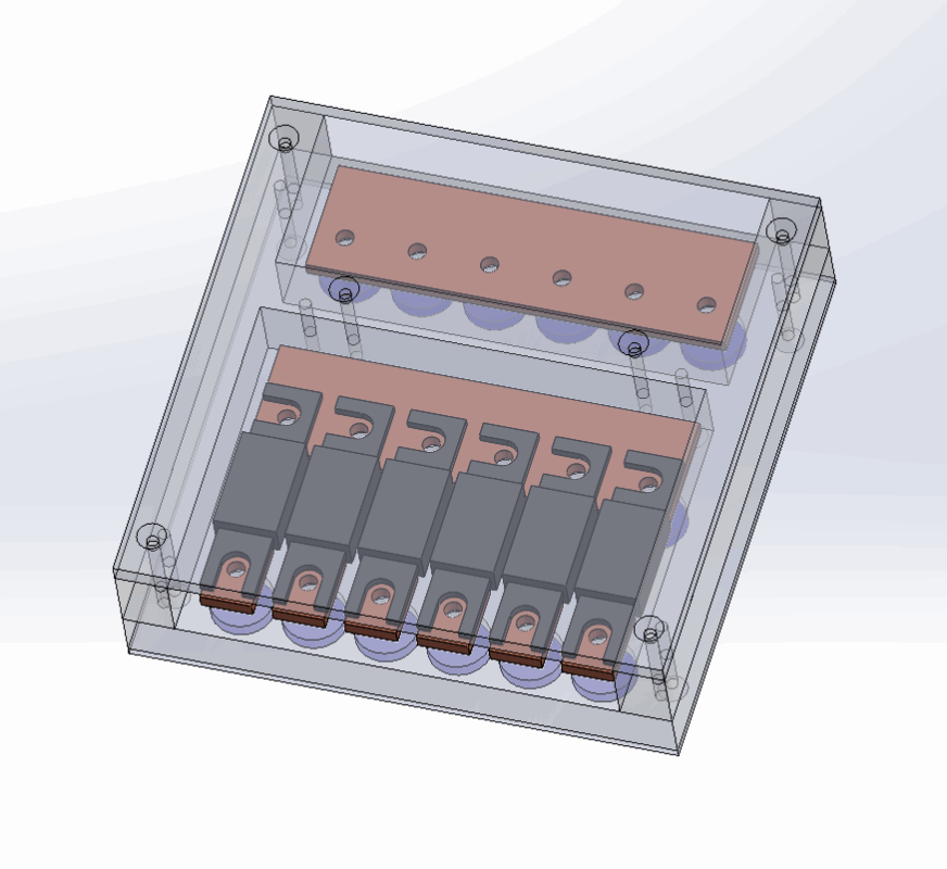 3D модель Дистрибьютор питания