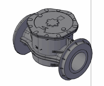 3D модель Фильтр газовый Pietro Fiorentini DN100